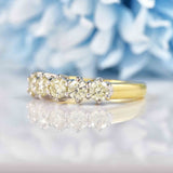 Ellibelle Jewellery Light Cape Yellow Diamond 18ct Gold Five-Stone Band Ring (1.00ct)