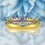 Ellibelle Jewellery Multi-Coloured Sapphire 18ct Gold Five Stone Ring (2.50cts)