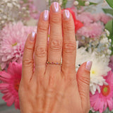 Ellibelle Jewellery Multi-Gem 9ct Gold "Dearest" Stacking Band Ring