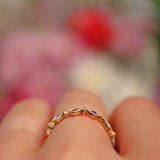Ellibelle Jewellery Multi-Gem 9ct Gold "Dearest" Stacking Band Ring