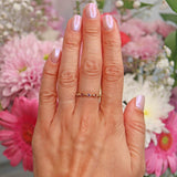 Ellibelle Jewellery Multi-Gem 9ct Gold "Regards" Stacking Band Ring