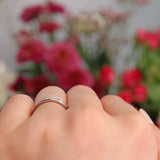 Ellibelle Jewellery Princess & Baguette Diamond Platinum Half Eternity Band Ring (0.70cts)