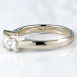 Ellibelle Jewellery Princess-Cut Diamond Platinum Three-Stone Trilogy Ring (0.75cts)