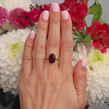 Ellibelle Jewellery Pyrope Garnet 18k Gold Solitaire Ring (6.55ct)