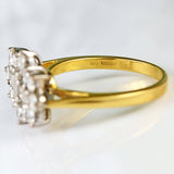 Ellibelle Jewellery Vari-Cut Diamond 18ct Gold Cluster Ring (1.22cts)