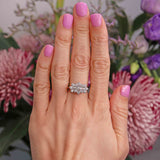 Ellibelle Jewellery Vari-Cut Diamond 18ct Gold Cluster Ring (1.22cts)