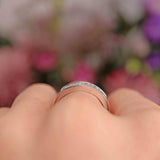 Ellibelle Jewellery Vari-Cut Diamond & Platinum Half-Eternity Wedding Band Ring (1.00ct)