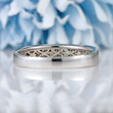 Ellibelle Jewellery Vari-Cut Diamond & Platinum Half-Eternity Wedding Band Ring (1.00ct)