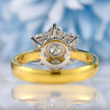 Ellibelle Jewellery Vintage 18ct Gold Diamond Daisy Cluster Ring (1.50cts)