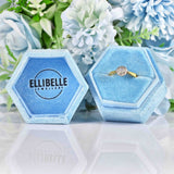 Ellibelle Jewellery Vintage 1950s Diamond 18ct Gold & Platinum Cluster Ring