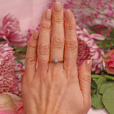 Ellibelle Jewellery Vintage 1950s Diamond 18ct Gold & Platinum Cluster Ring