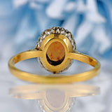 Ellibelle Jewellery Vintage 1960s Opal & Diamond 18ct Gold Cluster Ring