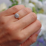 Ellibelle Jewellery Vintage 1965 Diamond 18ct Gold Cluster Ring