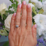 Ellibelle Jewellery Vintage 1965 Diamond 18ct Gold Cluster Ring