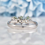 Ellibelle Jewellery Vintage 1975 Diamond 18ct White Gold Three-Stone Trilogy Engagement Ring (1.10cts)