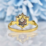 Ellibelle Jewellery Vintage 1977 Diamond 18ct Gold Daisy Cluster Ring (0.70ct)