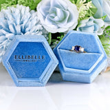 Ellibelle Jewellery Vintage 1978 Sapphire & Diamond Three-Stone Engagement Ring (1.30ct)
