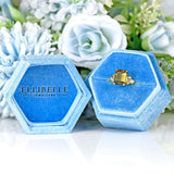 Ellibelle Jewellery Vintage 1986 Andalusite & Diamond 18ct Gold Ring By Garrard