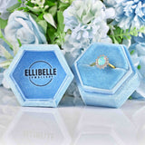 Ellibelle Jewellery Vintage 1988 Opal & Diamond 18ct Gold Cluster Ring