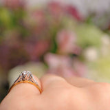 Ellibelle Jewellery Vintage 1989 Diamond 18ct Gold Solitaire Engagement Ring (0.42cts)