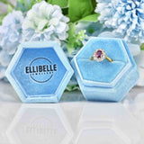 Ellibelle Jewellery Vintage 1993 Ruby & Diamond Gold Cluster Ring