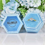 Ellibelle Jewellery Vintage 1995 Diamond 18ct Gold Kite-Shaped Cluster Ring (0.40cts)