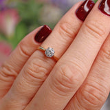 Ellibelle Jewellery Vintage 1996 Diamond 18ct Gold Solitaire Engagement Ring (0.54ct)