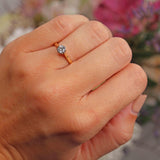 Ellibelle Jewellery Vintage 1996 Diamond Solitaire Engagement Ring (0.35ct)