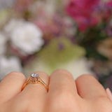Ellibelle Jewellery Vintage 1996 Diamond Solitaire Engagement Ring (0.35ct)