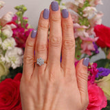 Ellibelle Jewellery Vintage 1997 Diamond 18ct Gold Daisy Cluster Ring (1.00ct)