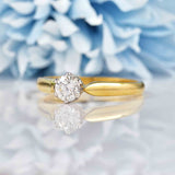 Ellibelle Jewellery Vintage 1999 Diamond 18ct Gold Solitaire Engagement Ring (0.53ct)
