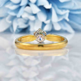 Ellibelle Jewellery Vintage 1999 Diamond 18ct Gold Solitaire Engagement Ring (0.53ct)
