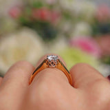 Ellibelle Jewellery Vintage 1999 Diamond 18ct Gold Solitaire Engagement Ring (0.53ct)