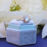 Ellibelle Jewellery Vintage Boodles 2 Carat Diamond Platinum Cluster Engagement Ring (2.54cts)