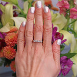 Ellibelle Jewellery Vintage Diamond 18ct Gold Five-Stone Band Ring (0.75cts)