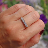 Ellibelle Jewellery Vintage Diamond 18ct Gold Six-Stone Band Ring (1.00ct)