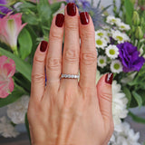 Ellibelle Jewellery Vintage Diamond 18ct Gold Six-Stone Band Ring (1.00ct)