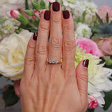 Ellibelle Jewellery Vintage Diamond 18ct Gold Three-Stone Engagement Ring (0.60ct)