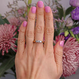 Ellibelle Jewellery Vintage Diamond 18ct Gold Three-Stone Engagement Ring (0.80cts)