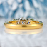 Ellibelle Jewellery Vintage Diamond 18ct Gold Three-Stone Engagement Ring (0.80cts)
