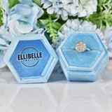 Ellibelle Jewellery Vintage Diamond 18ct White Gold Cluster Engagement Ring (1.40cts)