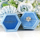 Ellibelle Jewellery Vintage Diamond 18ct White Gold Daisy Cluster Engagement Ring (2.30cts)