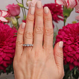 Ellibelle Jewellery Vintage Diamond 18ct White Gold Five-Stone Band Ring (1.30cts)