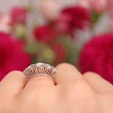 Ellibelle Jewellery Vintage Diamond 18ct White Gold Five-Stone Band Ring (1.30cts)
