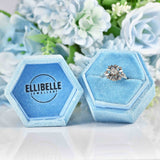 Ellibelle Jewellery Vintage Diamond 18ct White Gold Flower Cluster Ring