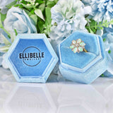 Ellibelle Jewellery Vintage Opal & Diamond 18ct Gold Cluster Ring By Cropp & Farr
