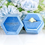 Ellibelle Jewellery Vintage Opal & Diamond 18ct Gold Engagement Ring (1.30cts)