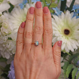Ellibelle Jewellery Vintage Opal & Diamond Gold Cluster Ring