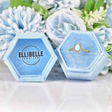 Ellibelle Jewellery Vintage Opal & Diamond Gold Cluster Ring