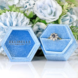 Ellibelle Jewellery Vintage Sapphire & Diamond 18ct Gold Floral Cluster Ring